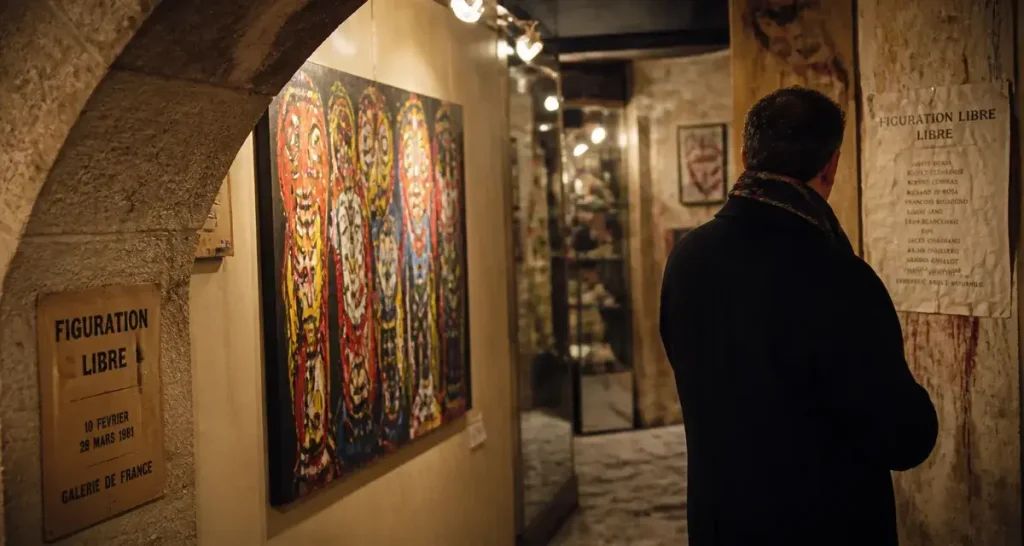 Galerie d art montpellier : toile de figuration libre et street art en galerie