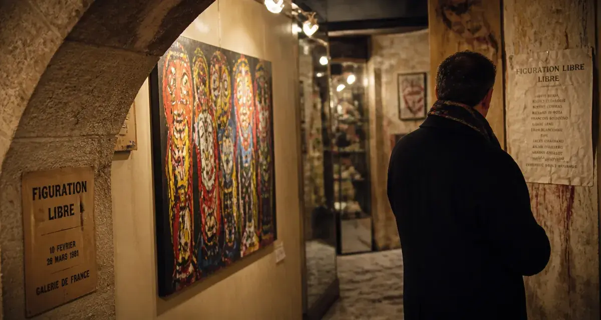 Galerie d art montpellier : toile de figuration libre et street art en galerie