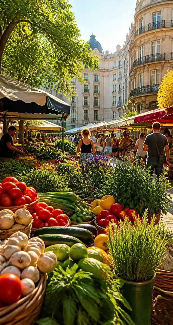 Marché artisanal et produits locaux à Montpellier
