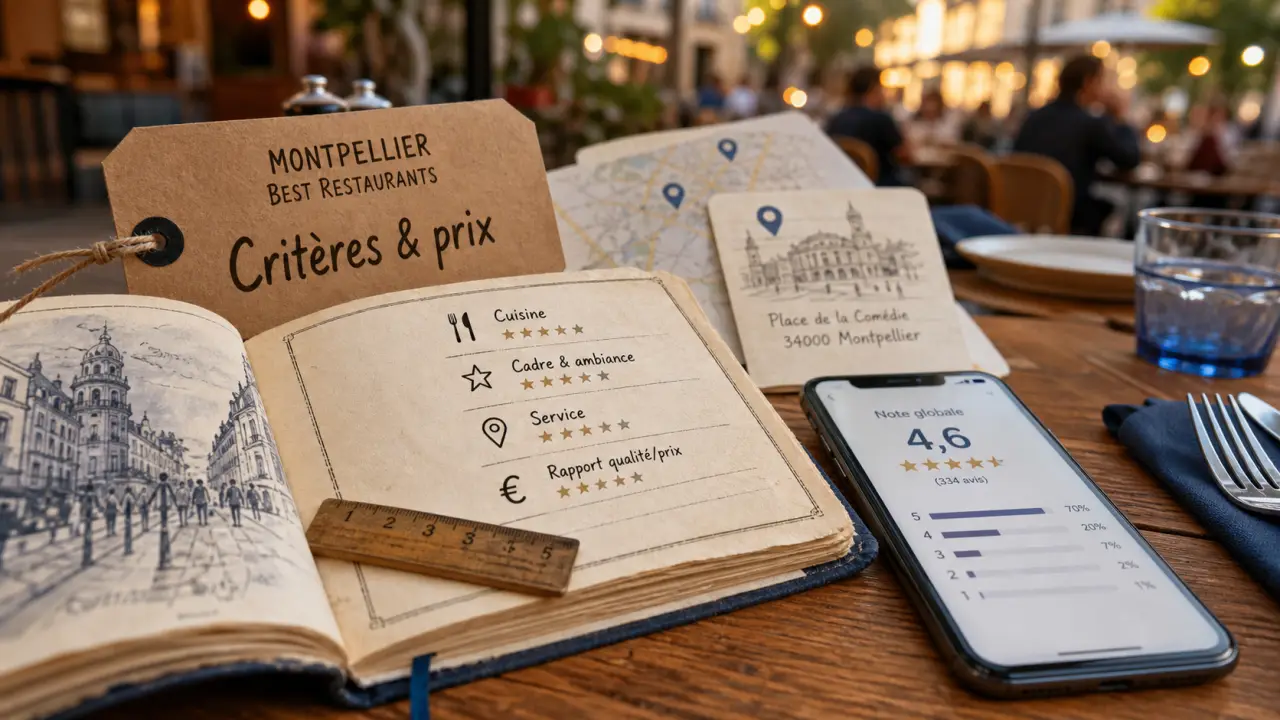 Montpellier best restaurants : critères pour choisir un restaurant