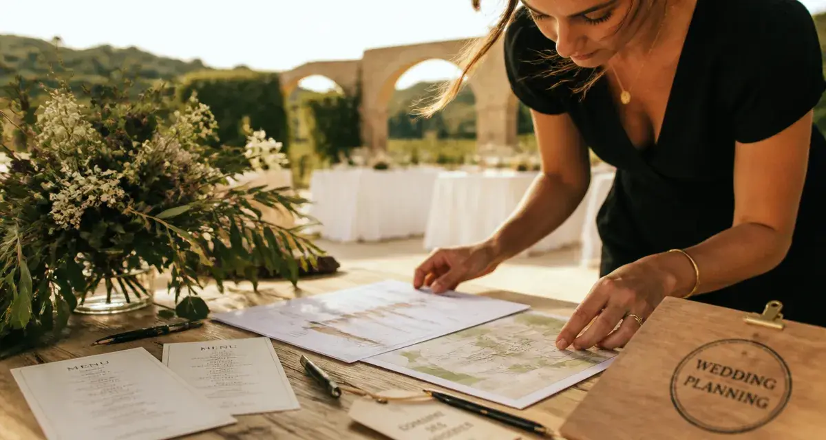 Wedding planner Montpellier ajuste un rétroplanning, domaine viticole près de Montpellier