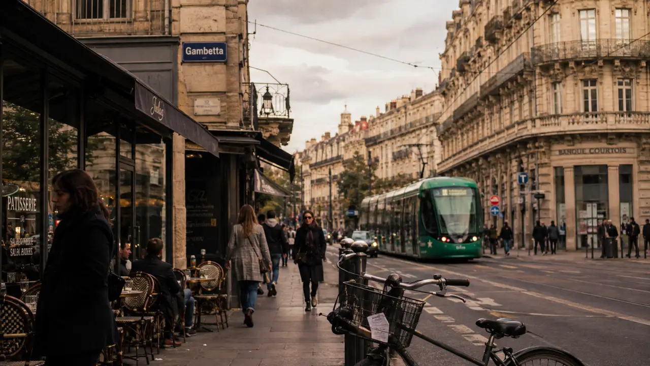 Gambetta Montpellier : tram, commerces et stationnement difficile en centre-ville
