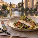 Michelin star restaurants montpellier : assiette raffinée et Guide MICHELIN