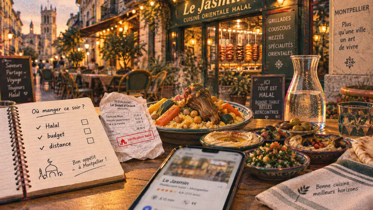 Restaurants halal Montpellier : critères avant de commander