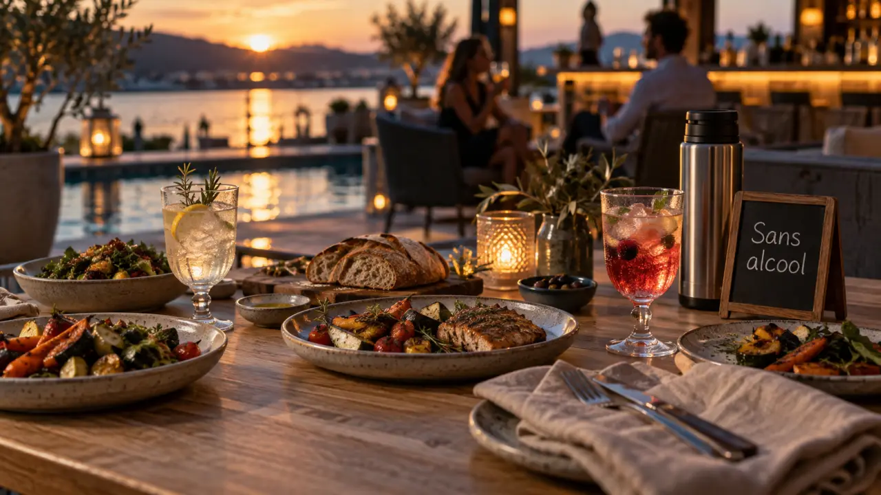 Déjeuner à partager dans restaurants Montpellier Port Marianne, terrasse lounge