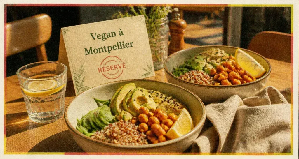 Vegan Montpellier à l’Écusson : bols méditerranéens vegan