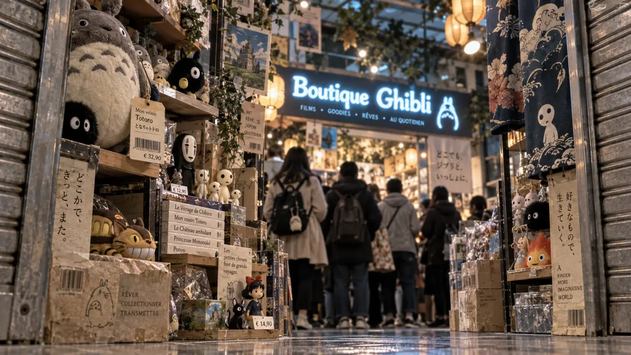 La boutique Ghibli du Polygone joue les prolongations avant le kawaii